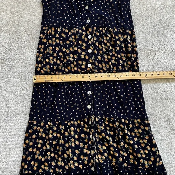 GO SOFTLY DITSY FLORAL MIDI/MAXI DRESS SMALL BOHO PRAIRIE COTTAGECORE FEMININE - Picture 6 of 9